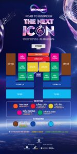 Các hạng vé tại sự kiện Road to 8Wonder Vũ Yên