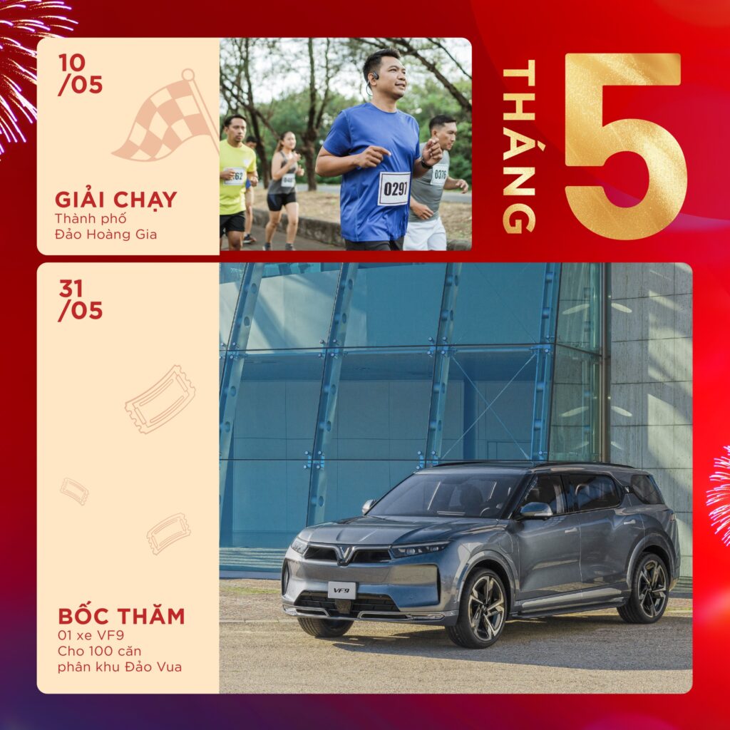 Những sự kiện diễn ra trong tháng 5 tại Vinhomes Vũ Yên