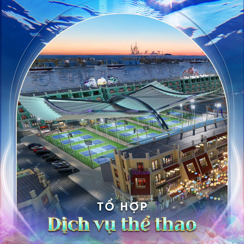 Tổ hợp dịch vụ thể thao tại phố đi bộ công viên Vũ Yên