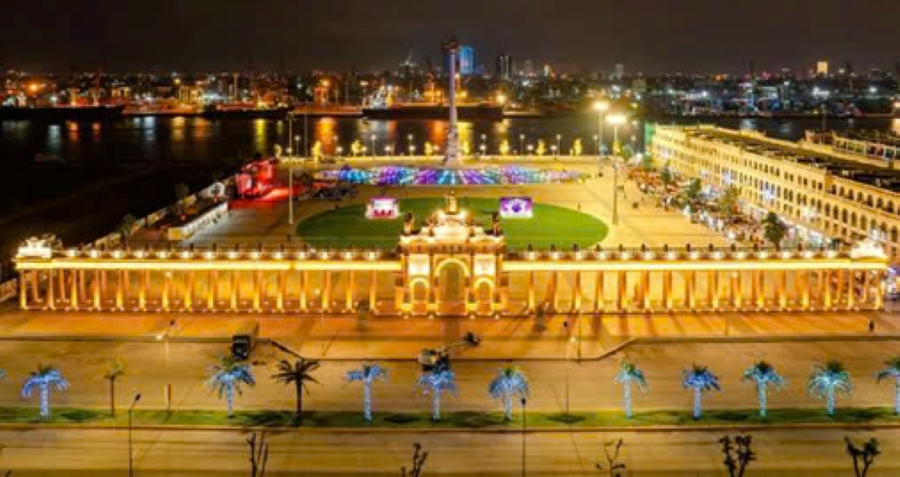 Quảng trường châu Âu nơi diễn ra lễ diều hành Vinhomes Royal Island