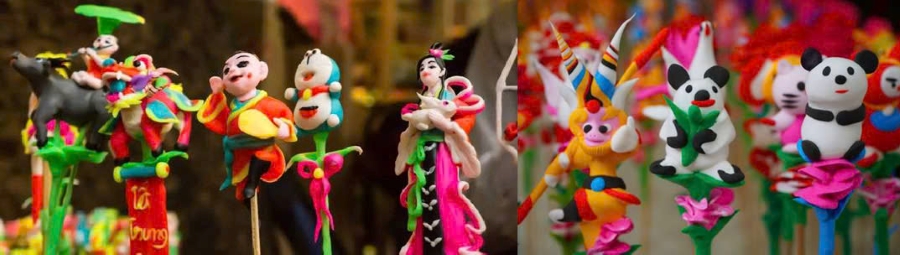 Workshop làm tò he được tổ chức trong lễ diễu hành Vinhomes Royal Island