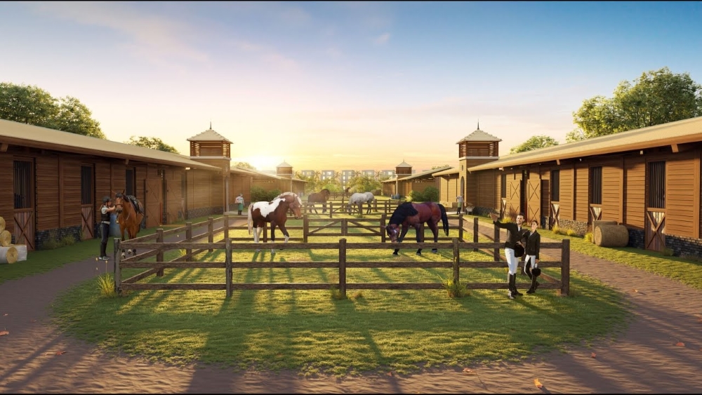 Điểm dừng tiếp theo trong Royal Retreat Tour là học viện cưỡi ngựa Vũ Yên