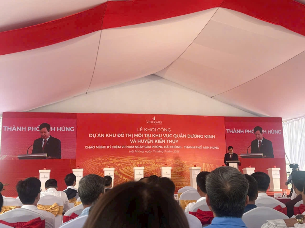 Chính thức khởi công Vinhomes Dương Kinh: Cột mốc kiến tạo siêu đô thị tại cửa ngõ phía Nam thành phố