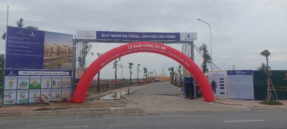 Lễ khởi công Vinhomes Dương Kinh ghi nhận đây là một trong những dự án có vốn đầu tư lớn nhất