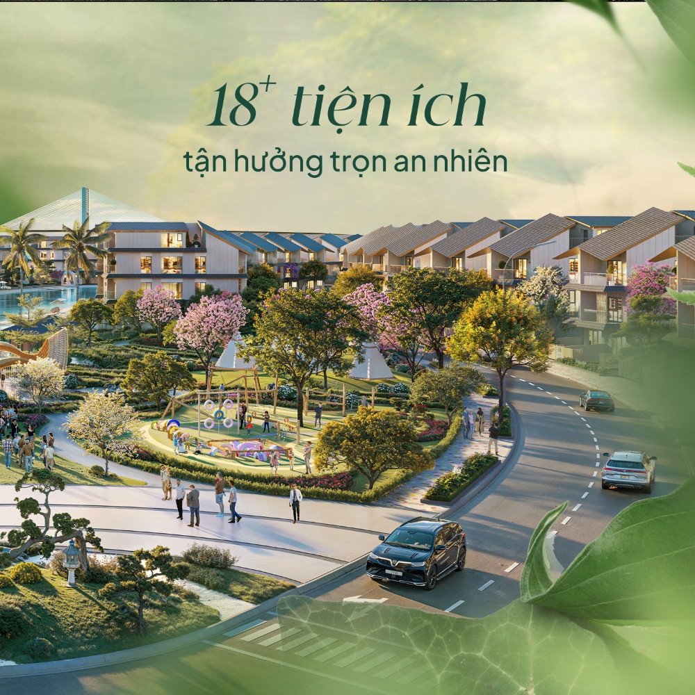 Biểu tượng xanh Youth Garden Vinhomes Vũ Yên giữa đô thị nghỉ dưỡng giúp nâng tầm chuẩn sống
