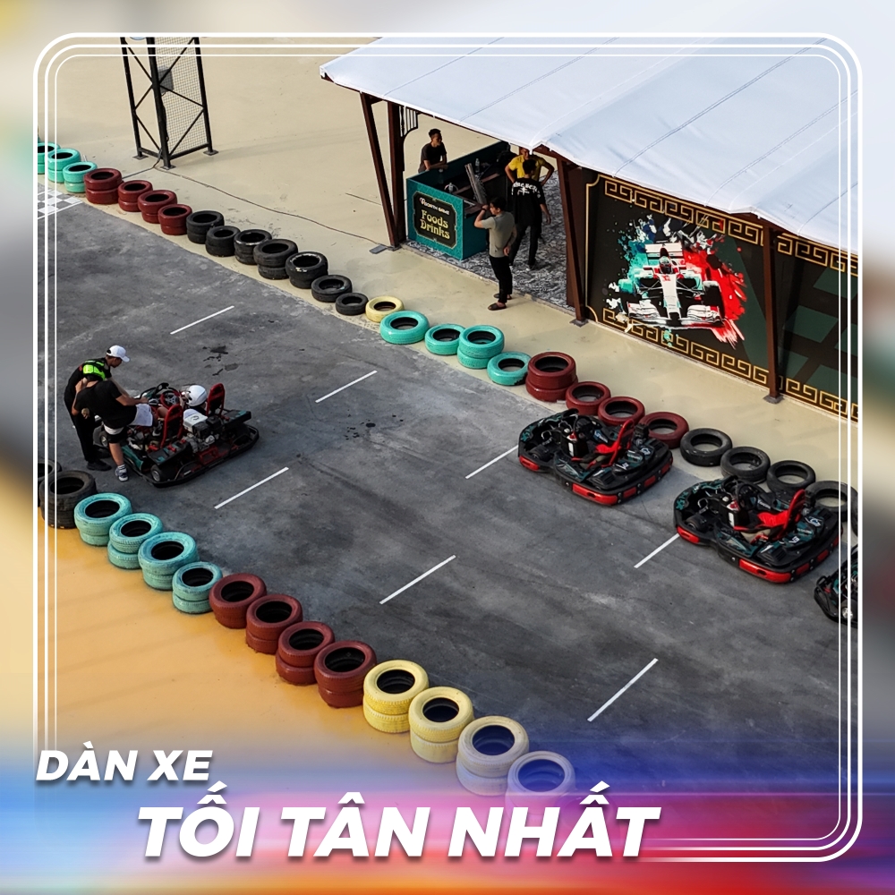 Đường đua Gokart Vũ Yên sở hữu dàn xe Gokart 390cc