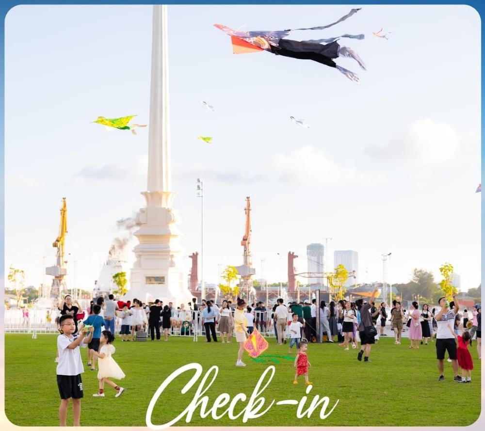 Không gian tổ chức lễ hội diều nghệ thuật tại Vinhomes Vũ Yên