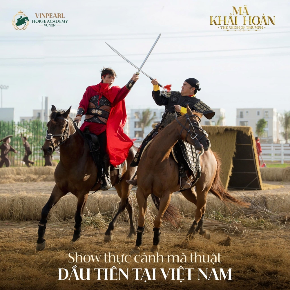 Show Mã Khải Hoàn Vũ Yên: Màn trình diễn thực cảnh mã thuật đầu tiên tại Việt Nam