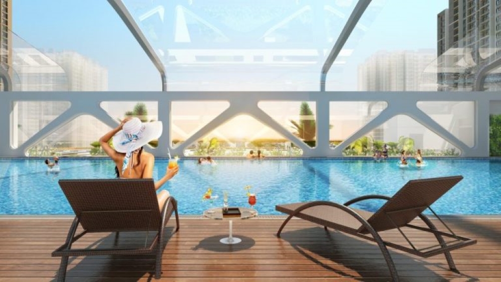 Tổ hợp bể bơi 4 mùa tại Vinhomes Vũ Yên áp dụng 2 loại vé ngày và vé tháng