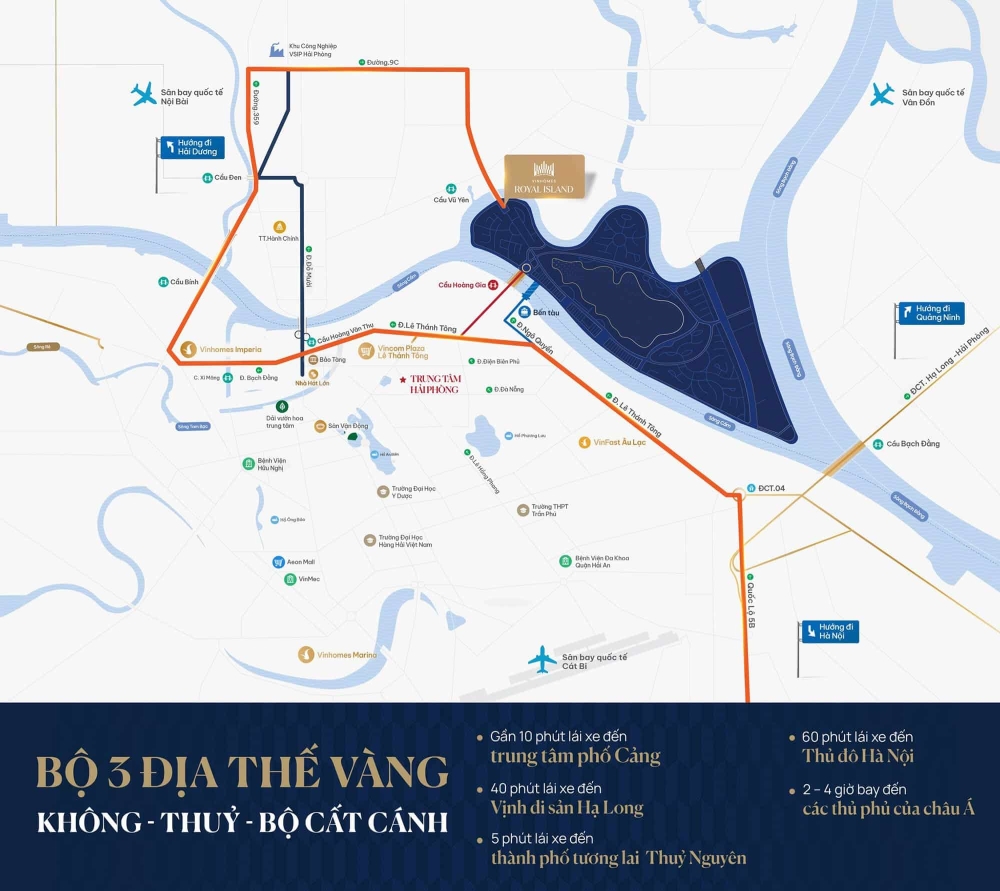 Bộ 3 địa thế vàng tại Vinhomes Vũ Yên