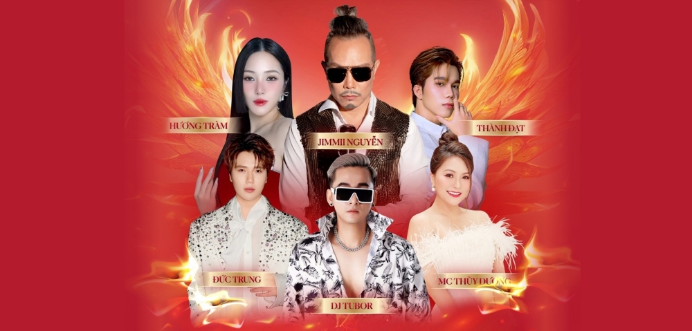 Dàn nghệ sĩ biểu diễn tại The Royal Show Vũ Yên