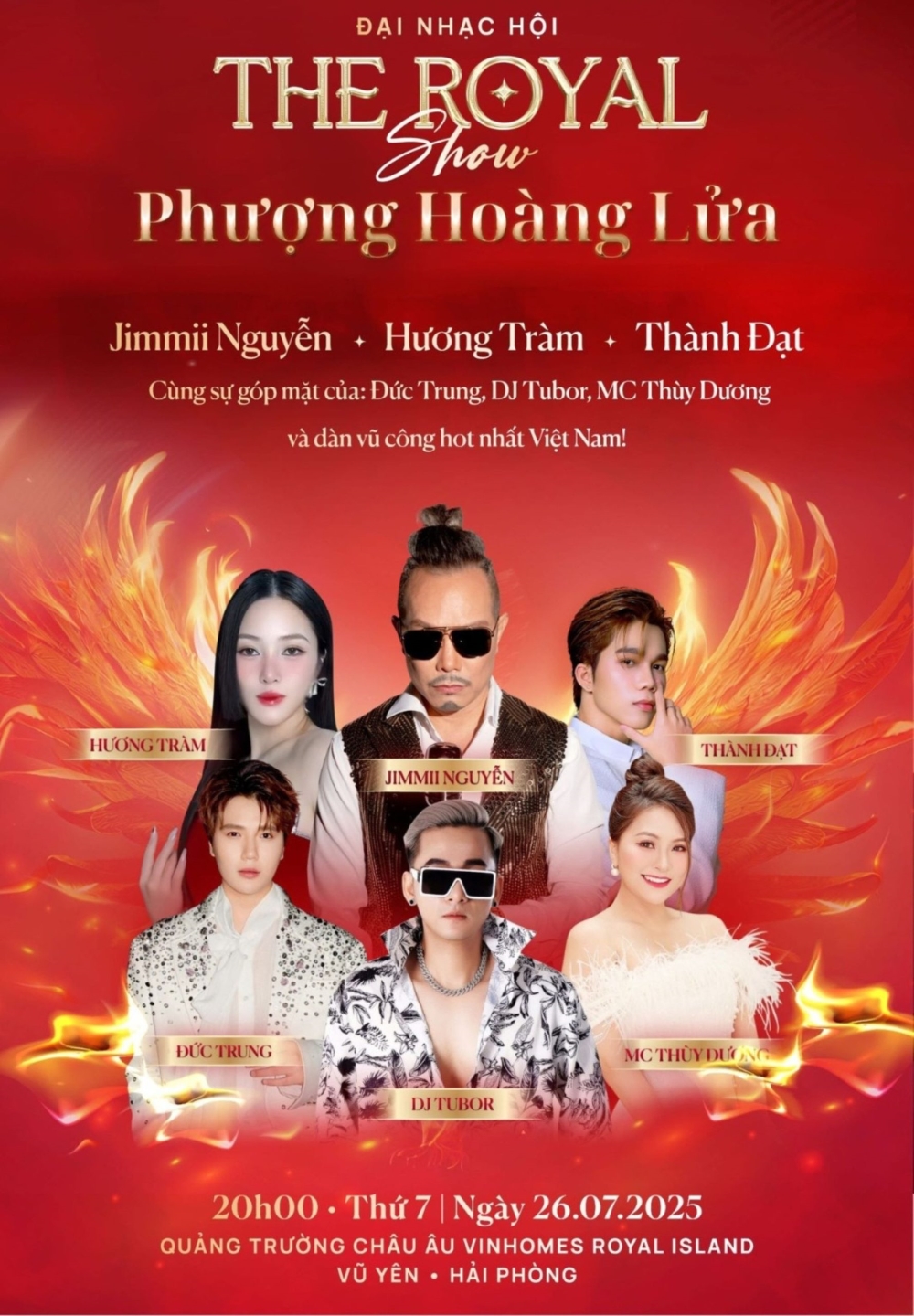 The Royal Show – Đêm nhạc “Phượng Hoàng Lửa” và sự trỗi dậy của một Vũ Yên đầy sức sống