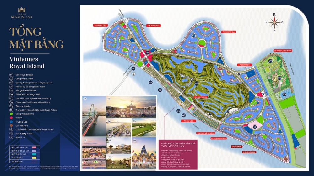 Tổng mặt bằng dự án Vinhomes Vũ Yên