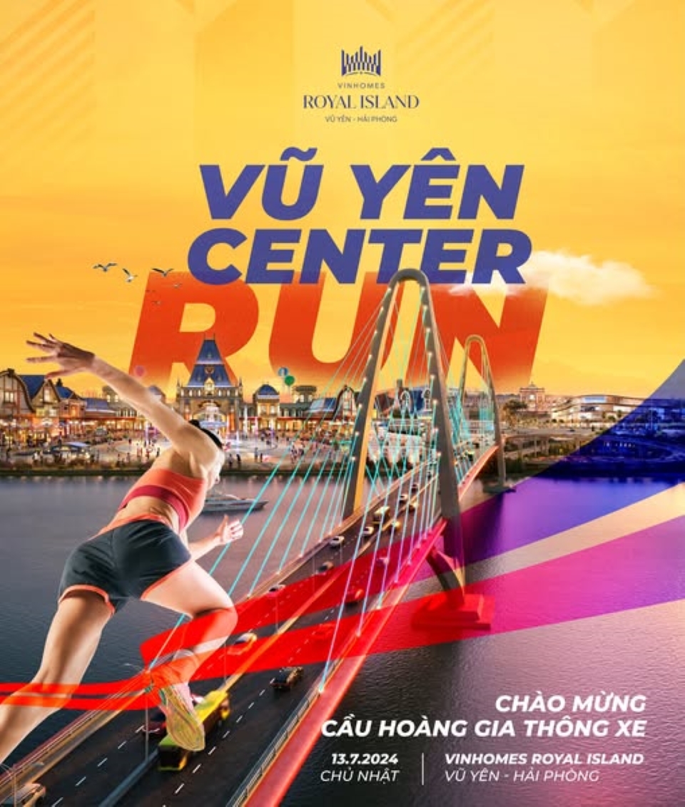 Vũ Yên Center Run 2025 – Dấu ấn thể thao mừng cầu Hoàng Gia chính thức thông xe