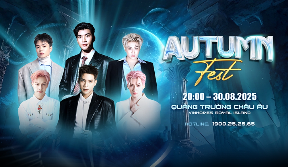 HIEUTHUHAI, Quân A.P, JSOL cùng góp mặt tại Autumn Fest: Đêm nhạc triệu cảm xúc!