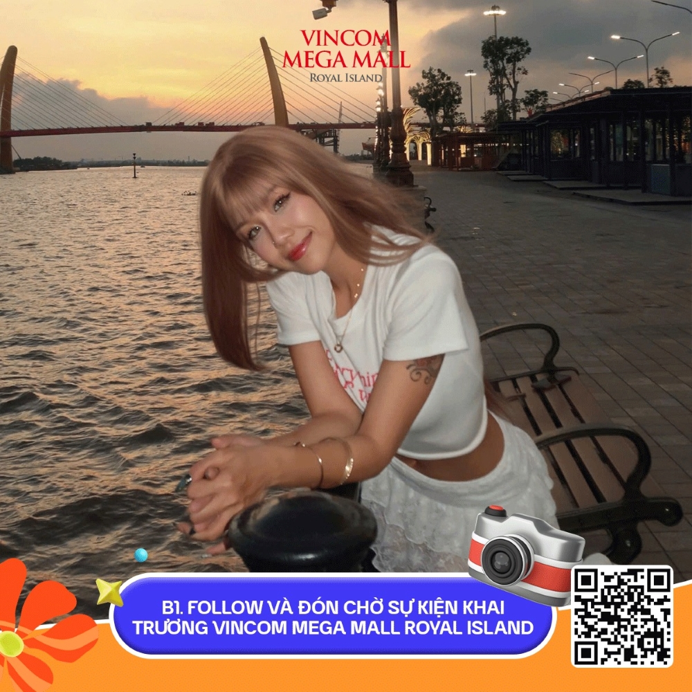 Bước 1 của cuộc thi checkin của Vincom Mega Mall Vũ Yên