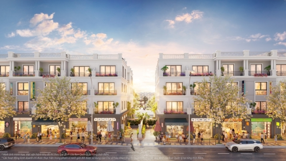 Cơ hội kinh doanh tại phố đi bộ Vinhomes Vũ Yên gắn liền với khai thác shophouse đa năng và giá trị tăng trưởng thực tế