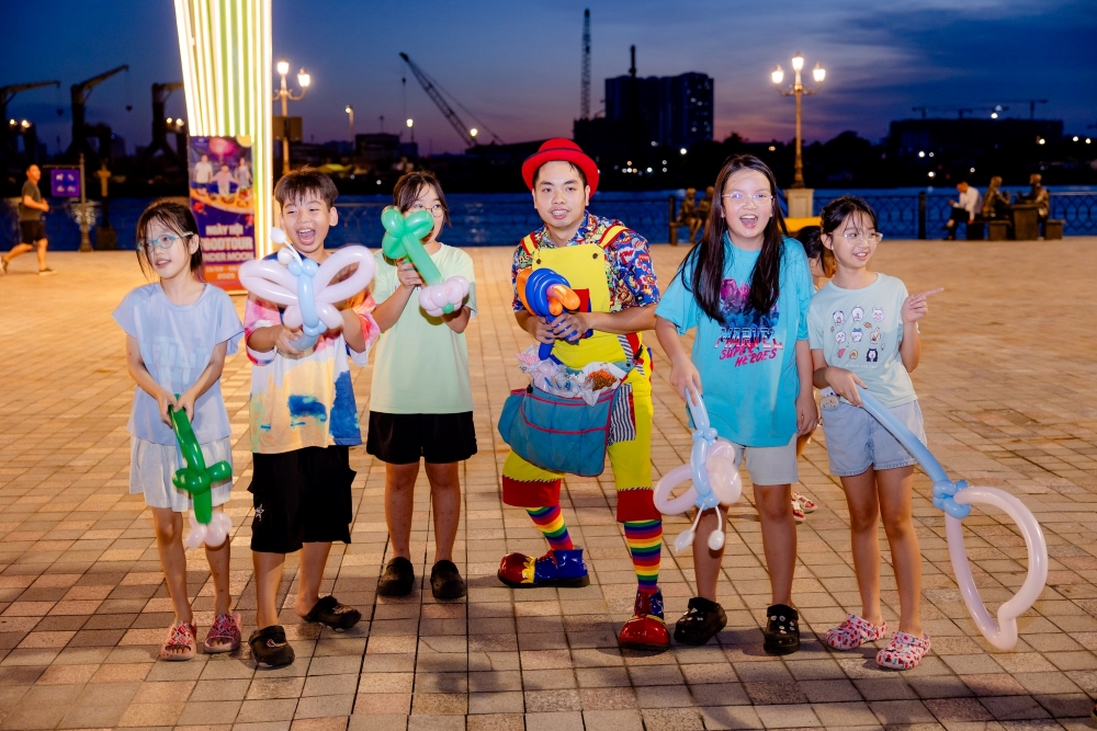 Food Tour Under The Moon tại Vinhomes Vũ Yên diễn ra vào mỗi cuối tuần trong tháng 9