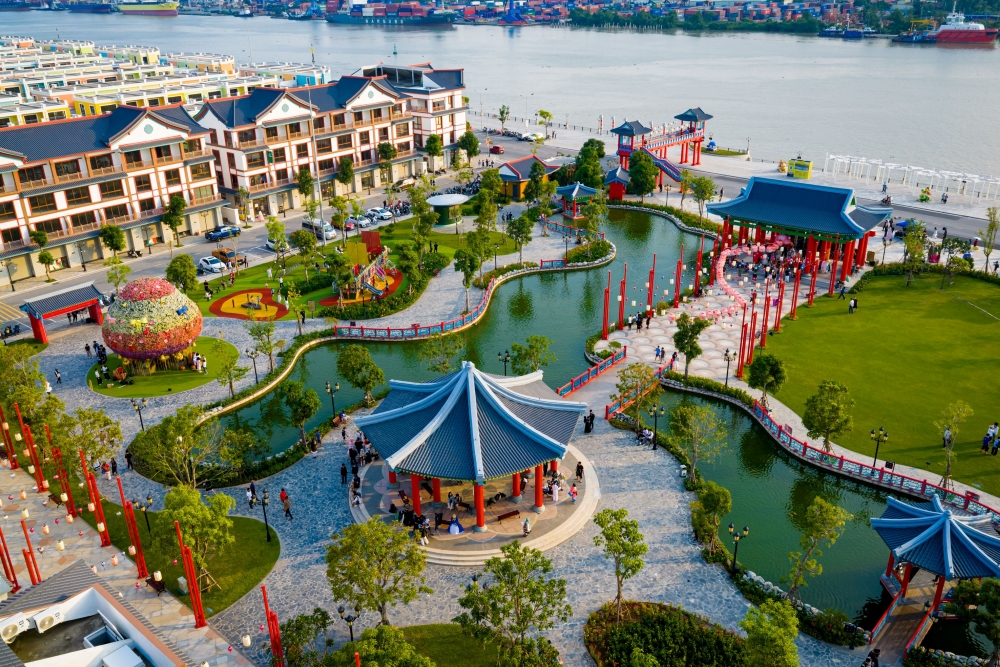 Không gian mở giúp nâng tầm trải nghiệm của Moonlight Fest Phố đi bộ Vũ Yên