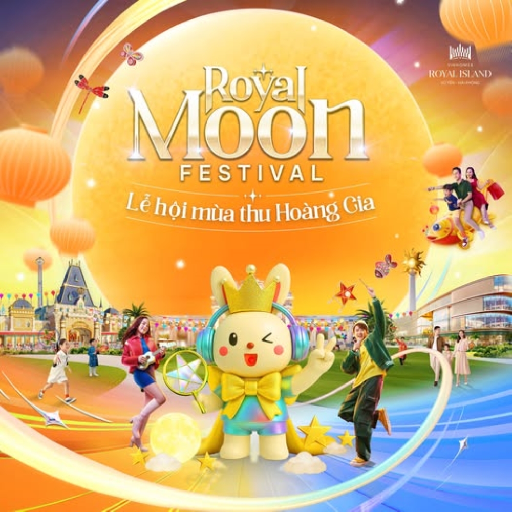 Lịch sự kiện lễ hội tháng 9/2025 tại Vinhomes Vũ Yên ngày 4/10: Royal Moon Festival