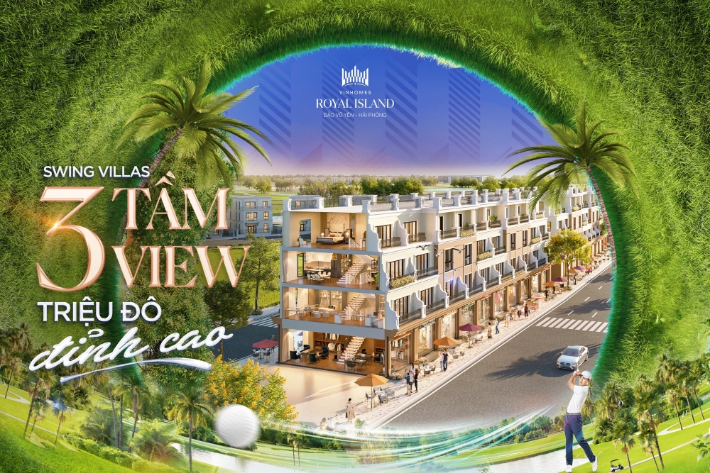 Các căn Swing Villas sở hữu 3 tầm view triệu đô cùng những thông điệp sâu sắc