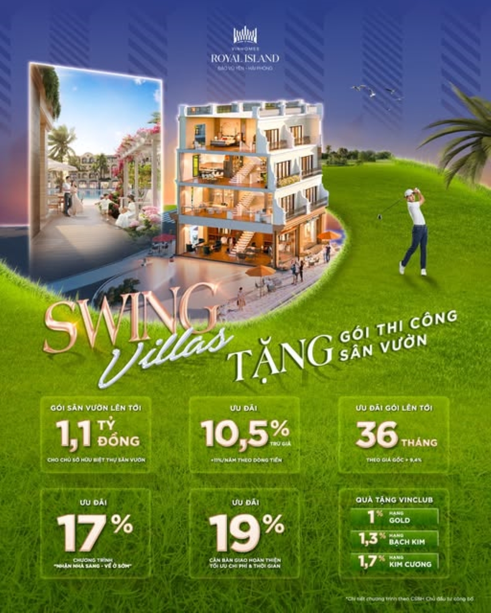 Chính sách cá nhân hóa không gian sống - Đặc quyền dành cho khách hàng của Swing Villas