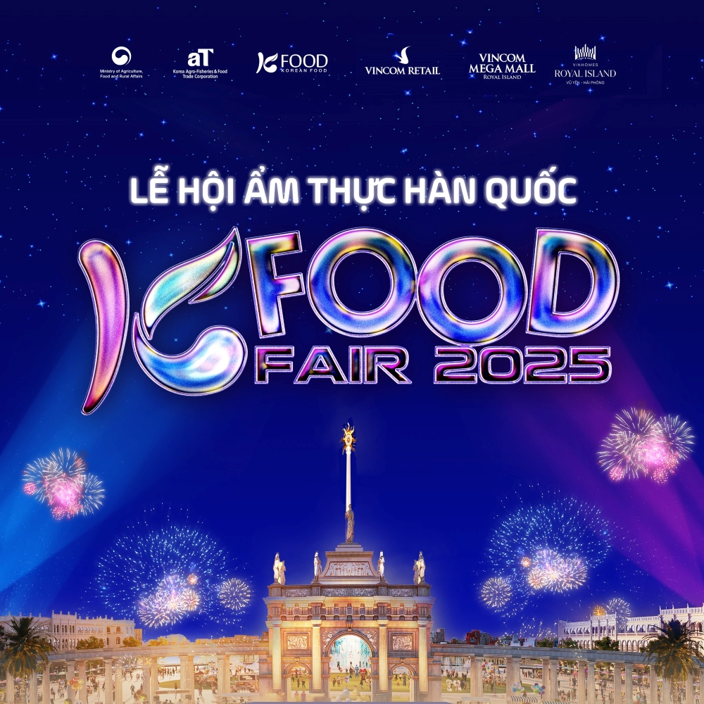 KFood Fair 2025 – Lễ hội ẩm thực và văn hóa Hàn Quốc lớn nhất năm tại Vinhomes Vũ Yên