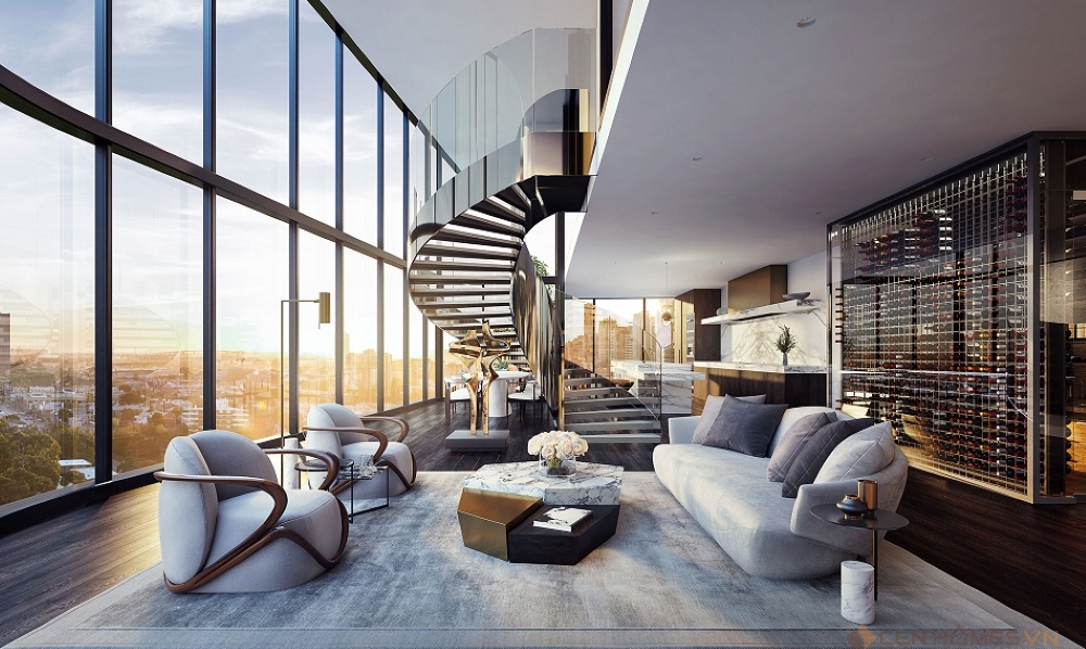 Thông tin và diện tích các căn hộ tại chung cư Vinhomes Vũ Yên với loại hình cao cấp: Duplex và Penthouse