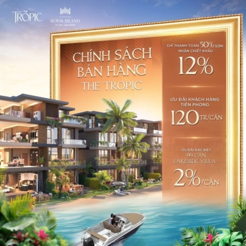 Cấu trúc của chính sách ưu đãi The Tropic tại Vinhomes Vũ Yên