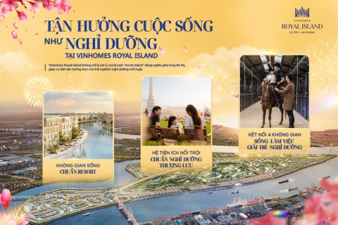 Không gian sống tại Vinhomes Vũ Yên – Chuẩn nghỉ dưỡng giữa “đảo resort” thượng lưu của Hải Phòng