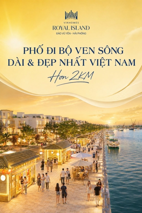 Phố đi bộ công viên Vũ Yên: Bức tranh thu nhỏ của một hòn đảo đang chuyển mình từng ngày