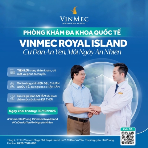 Vinmec Royal Island – Dấu ấn y tế chuẩn quốc tế tại Hải Phòng