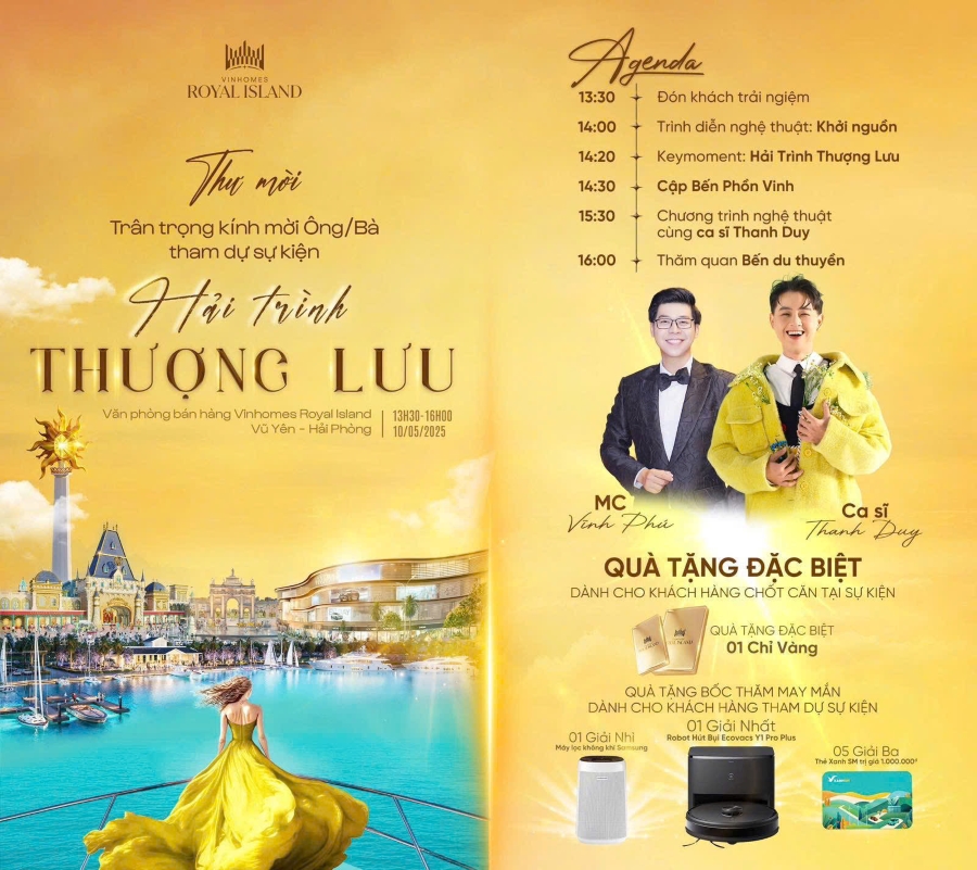 Một số điểm nhấn của sự kiện Hải trình Thượng lưu tại Vinhomes Royal Island Một số điểm nhấn của sự kiện Hải trình Thượng lưu tại Vinhomes Royal Island