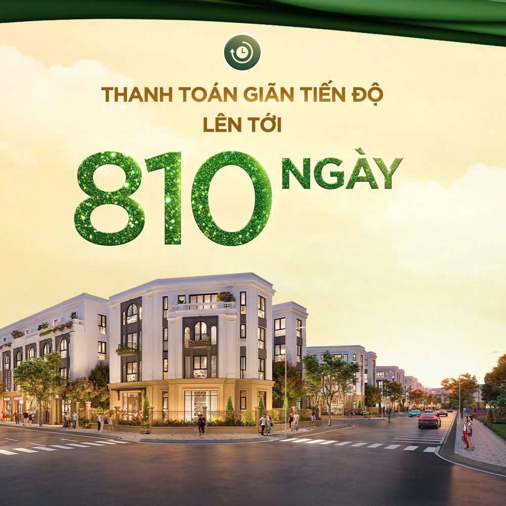 Chính sách giãn xây tới 810 ngày - Điểm sáng trong chính sách bán hàng tại Vinhomes Golden City
