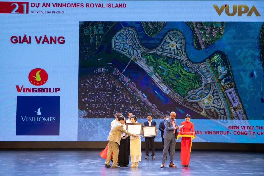 Vinhomes Royal Island giành Giải Vàng tại Giải thưởng Quy hoạch Đô thị Quốc gia 2024